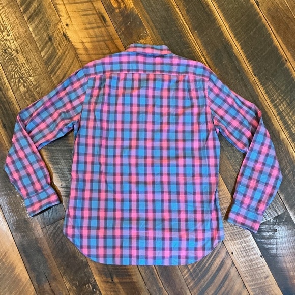 Bonobos Slim Fit Plaid Button-Down Shirt Men’s Large Check 100% Cotton - Picture 3 of 7